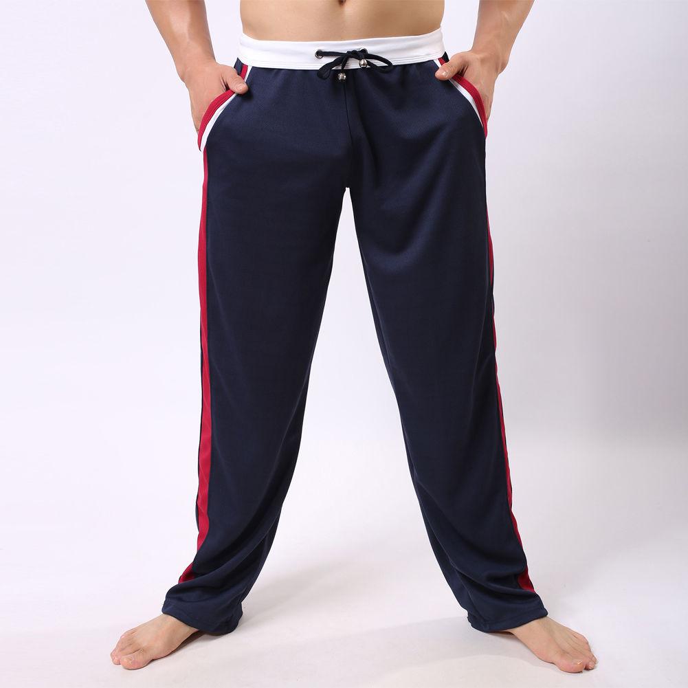 Pantalón Jogging Deportivo Sport Holgado Mix Algodón Hombre Fashion Azul VN003