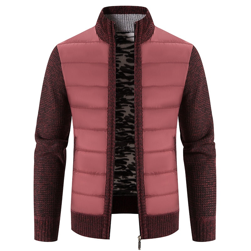 Cárdigan de lana para invierno. Chaqueta para hombre.