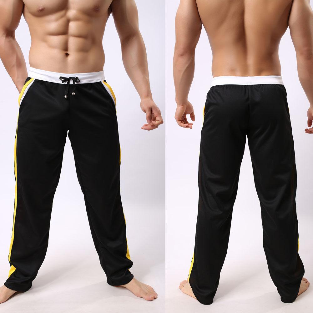 Pantalón Jogging Deportivo Sport Holgado Mix Algodón Hombre Fashion Negro VN001