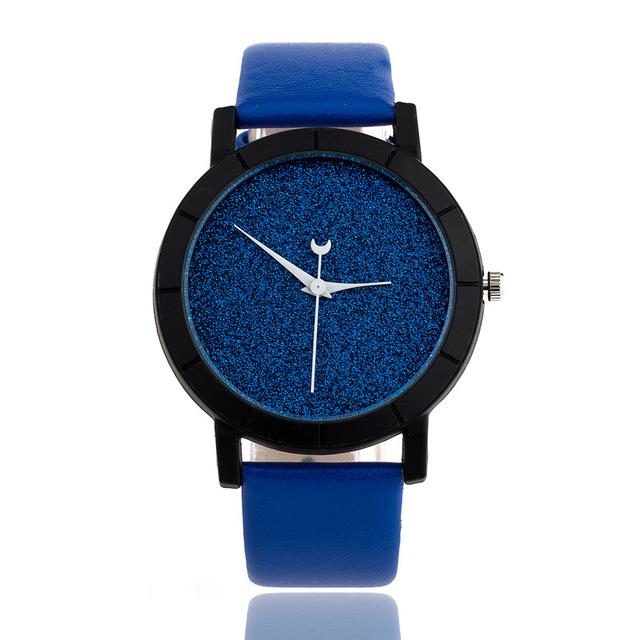 Reloj Pulsera Analogo Luna Estrellas Casual Mujer Dama Cuarzo