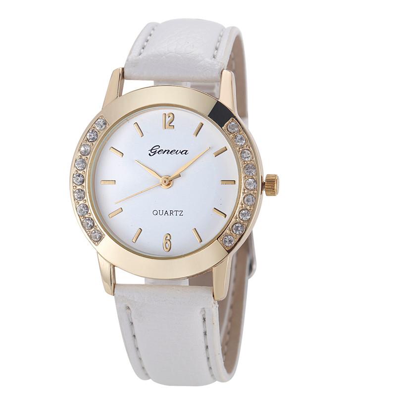 Reloj Pulsera Mujer Dama 2017 Cuero Cuarzo