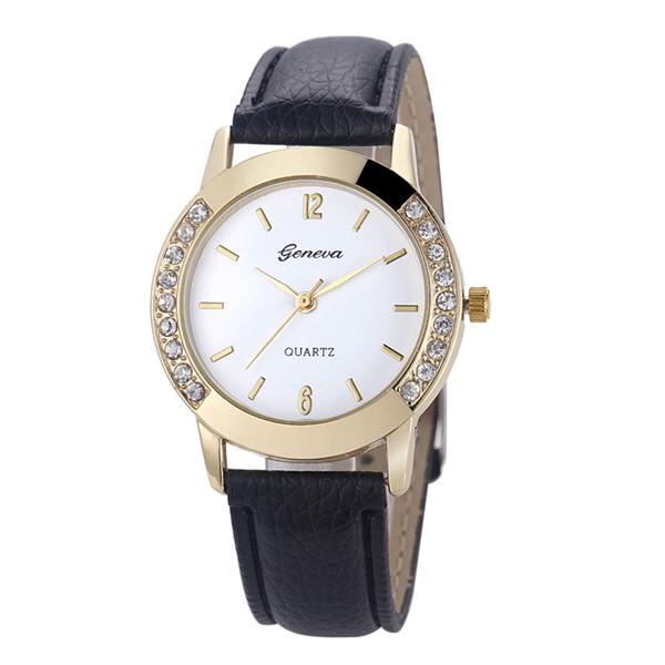 Reloj Pulsera Mujer Dama 2017 Cuero Cuarzo