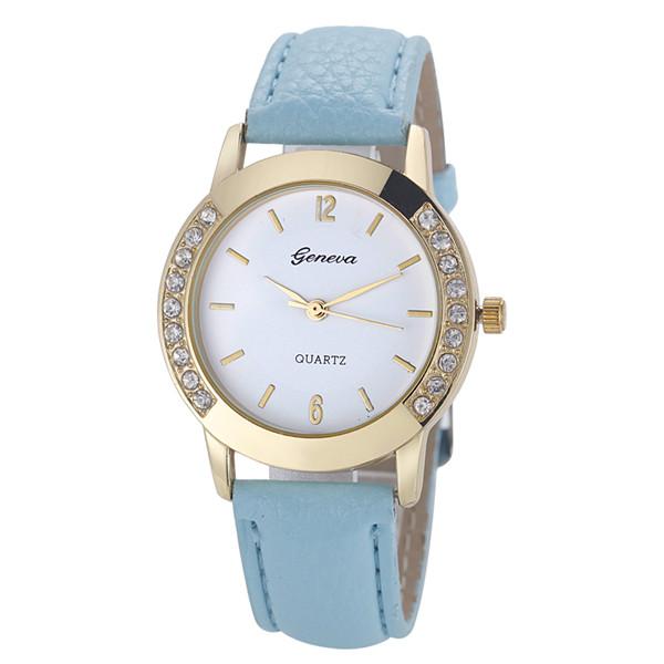 Reloj Pulsera Mujer Dama 2017 Cuero Cuarzo