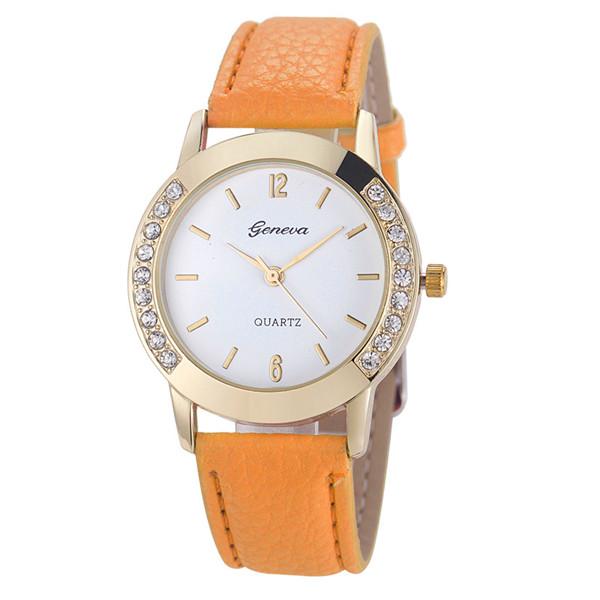 Reloj Pulsera Mujer Dama 2017 Cuero Cuarzo