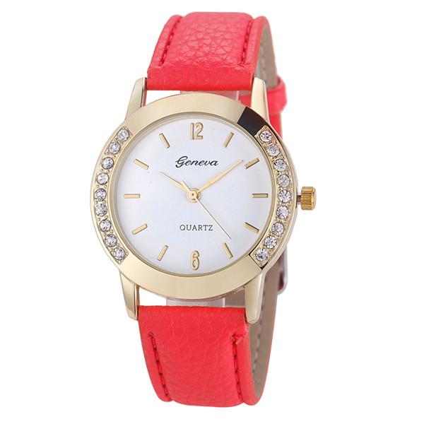 Reloj Pulsera Mujer Dama 2017 Cuero Cuarzo