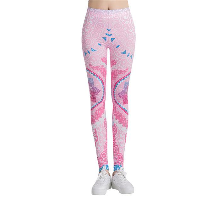 Leggins Calzas Mujer Chica print 3d Ocasional Divertidos Fitness  IN-KEBG Original