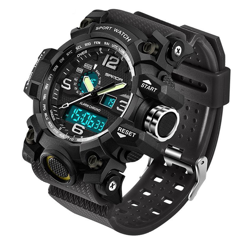 Reloj Pulsera Mulitar Deportivo Hombre Caballero Electronico LED Digital