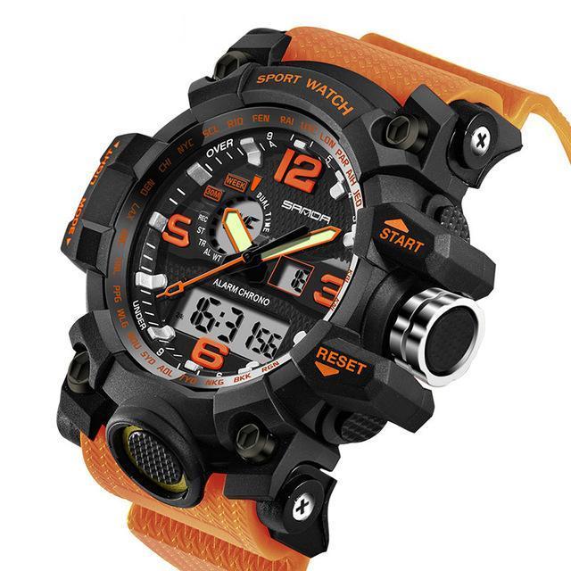 Reloj Pulsera Mulitar Deportivo Hombre Caballero Electronico LED Digital